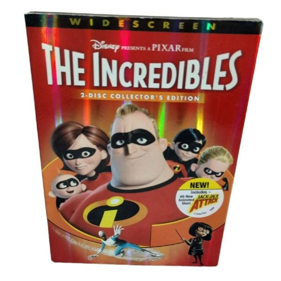 Disney Pixar The Incredibles Widescreen Two Disc Collectors Edition Complete - Picture 2 of 5